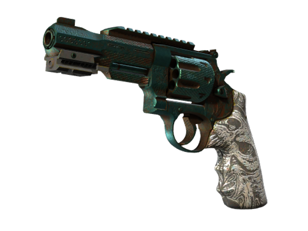 StatTrak™ R8 Revolver | Bone Forged (Battle-Scarred)