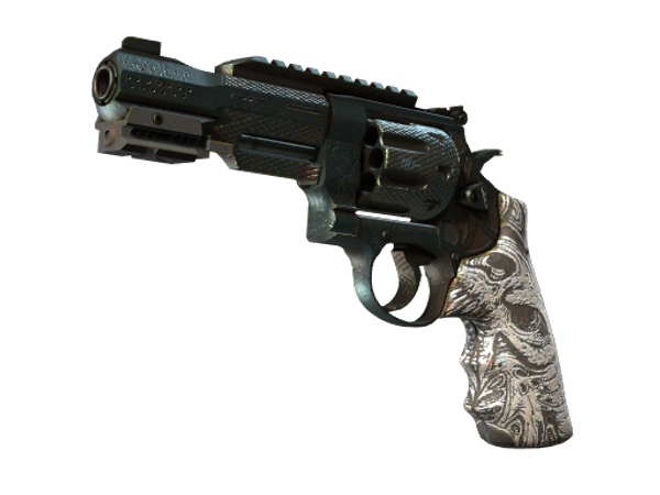 StatTrak™ R8 Revolver | Bone Forged (Well-Worn)