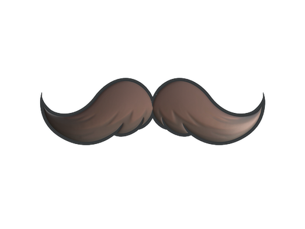 Sticker | Mustachio (Foil)