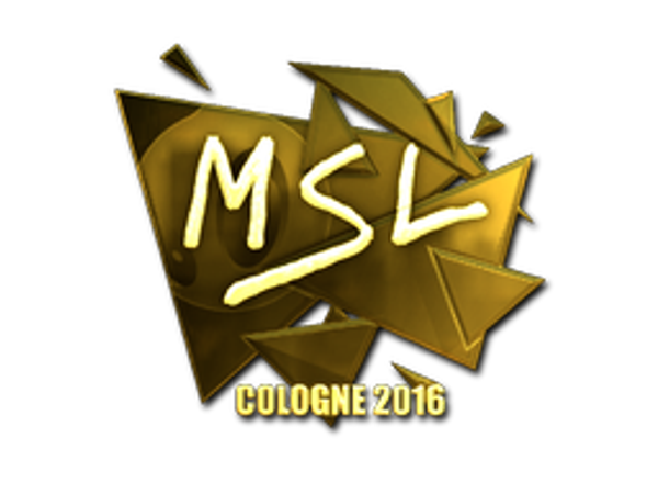 Sticker | MSL (Gold) | Cologne 2016