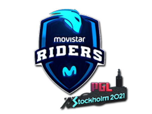 Sticker | Movistar Riders (Foil) | Stockholm 2021