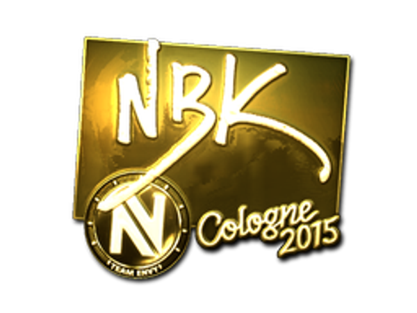Наклейка | NBK- (золотая) | Кёльн-2015