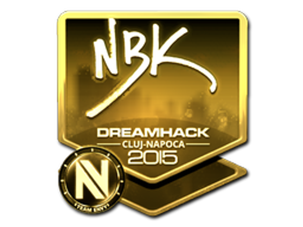 Sticker | NBK- (Gold) | Cluj-Napoca 2015
