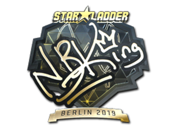 Sticker | NBK- (Gold) | Berlin 2019