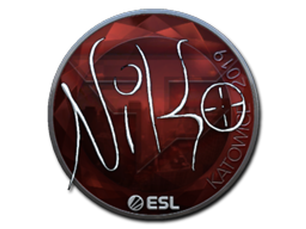 Sticker | NiKo (Foil) | Katowice 2019