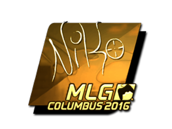 Sticker | NiKo (Gold) | MLG Columbus 2016