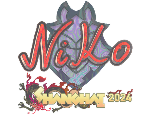 Sticker | NiKo (Holo) | Shanghai 2024