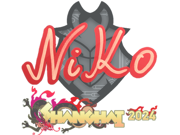 Sticker | NiKo | Shanghai 2024
