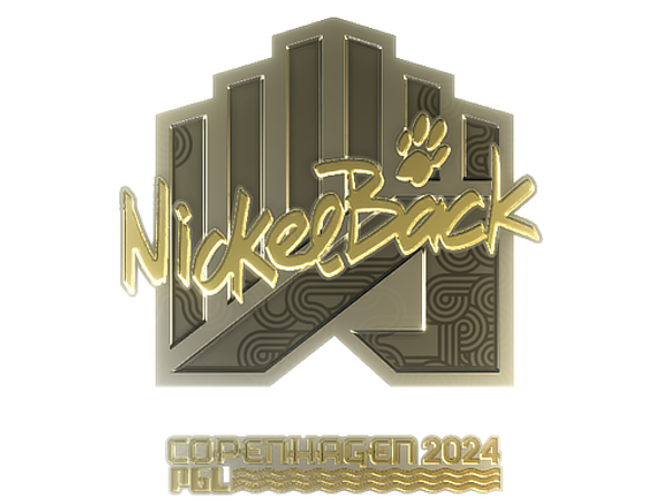 Sticker | NickelBack (Gold) | Copenhagen 2024