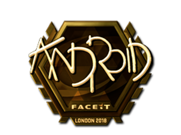 Sticker | ANDROID (Gold) | London 2018