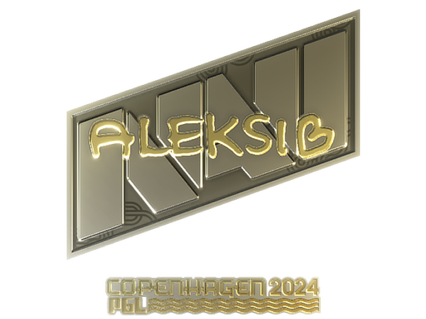 Sticker | Aleksib (Gold) | Copenhagen 2024