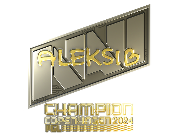 Sticker | Aleksib (Gold, Champion) | Copenhagen 2024