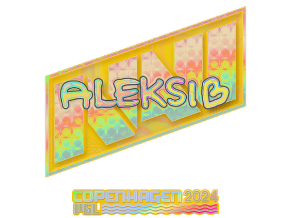 Sticker | Aleksib (Holo) | Copenhagen 2024