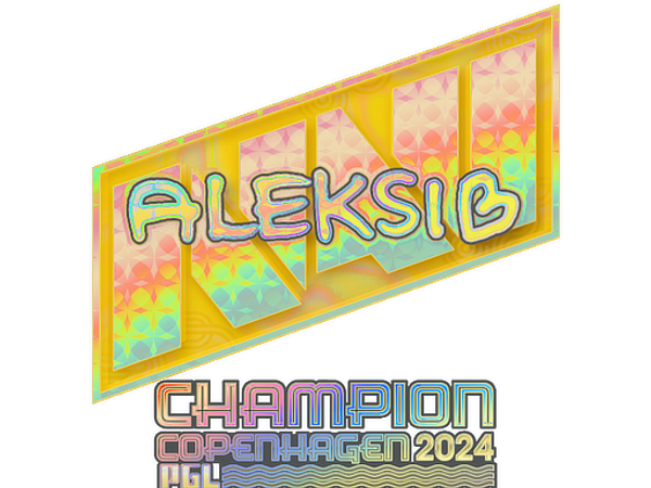 Sticker | Aleksib (Holo, Champion) | Copenhagen 2024