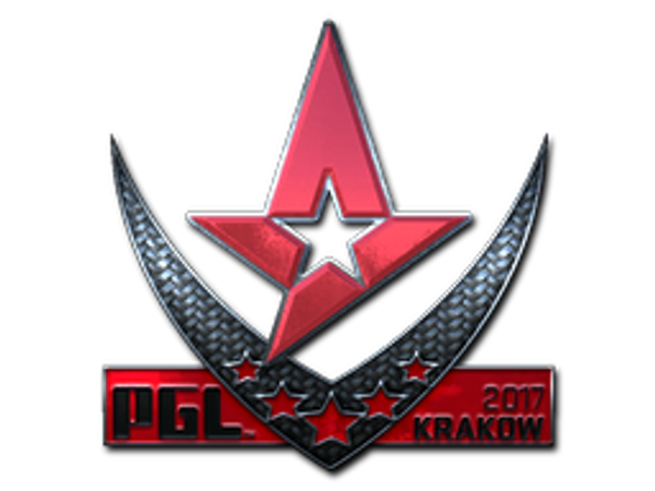 Наклейка | Astralis (металлическая) | Краков-2017