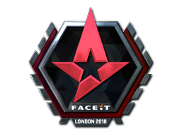 Наклейка | Astralis (металлическая) | Лондон-2018