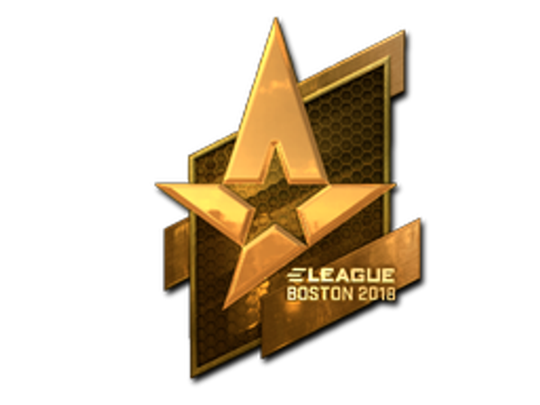 Sticker | Astralis (Gold) | Boston 2018