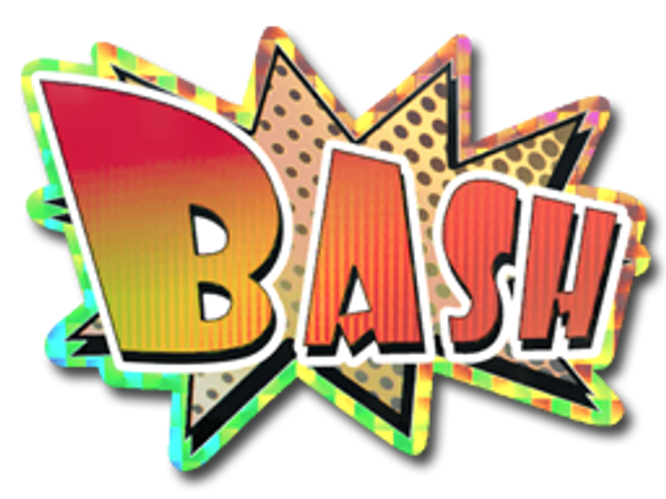 Наклейка | Bash (голографическая)