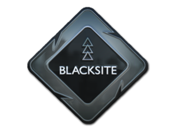 Наклейка | Blacksite (металлическая)