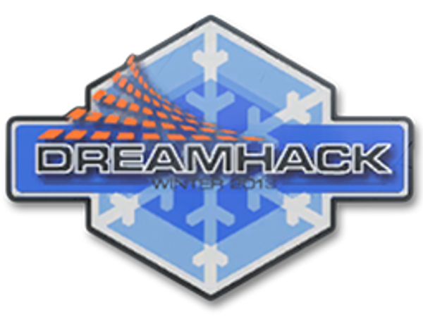 Наклейка | Синяя снежинка