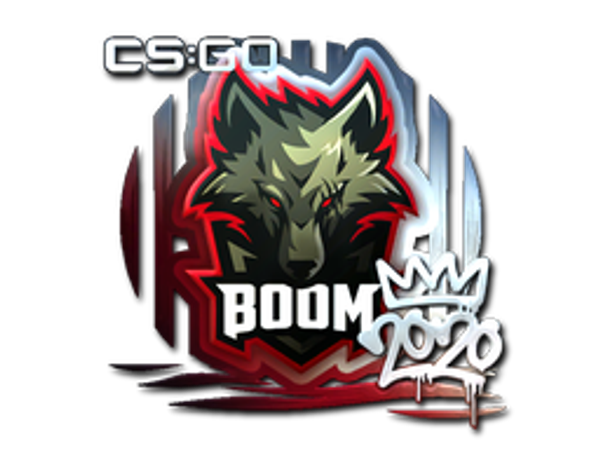 Наклейка | Boom (металлическая) | РМР-2020
