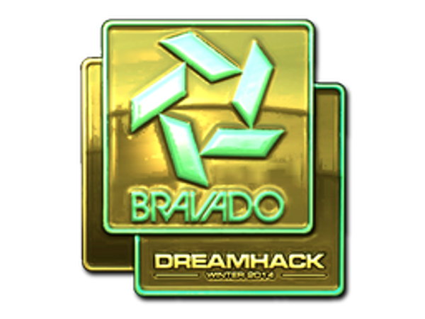 Sticker | Bravado Gaming (Gold) | DreamHack 2014