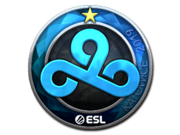 Наклейка | Cloud9 (металлическая) | Катовице-2019