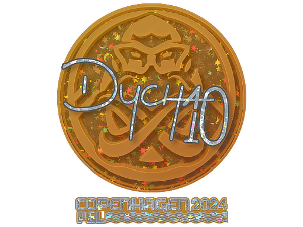 Sticker | Dycha (Glitter) | Copenhagen 2024