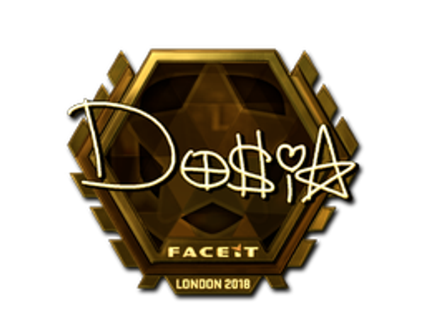 Sticker | Dosia (Gold) | London 2018