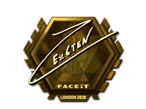 Sticker | Ex6TenZ (Gold) | London 2018