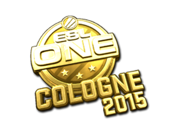 Наклейка | ESL (золотая) | Кёльн-2015