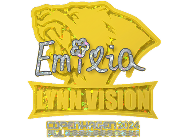 Sticker | EmiliaQAQ (Glitter) | Copenhagen 2024