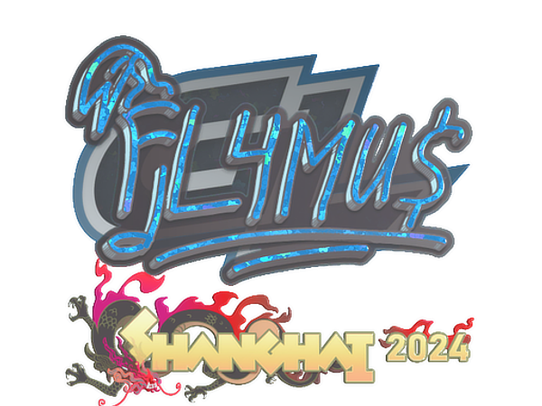 Sticker | FL4MUS (Glitter) | Shanghai 2024