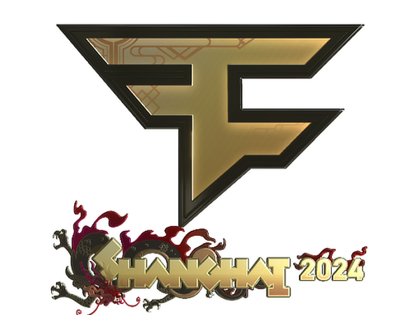 Sticker | FaZe Clan (Gold) | Shanghai 2024