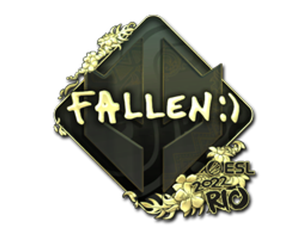 Sticker | FalleN (Gold) | Rio 2022