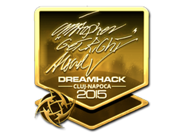 Sticker | GeT_RiGhT (Gold) | Cluj-Napoca 2015