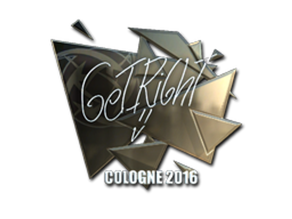 Sticker | GeT_RiGhT (Foil) | Cologne 2016