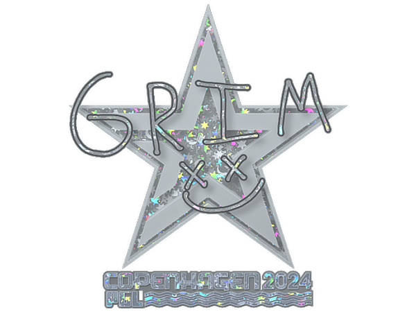 Sticker | Grim (Glitter) | Copenhagen 2024
