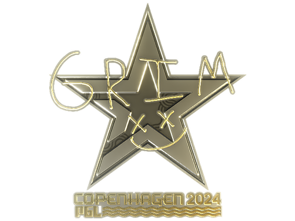 Sticker | Grim (Gold) | Copenhagen 2024