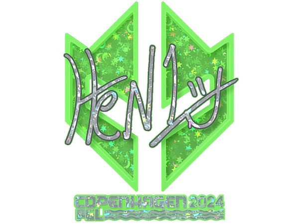 Sticker | HEN1 (Glitter) | Copenhagen 2024