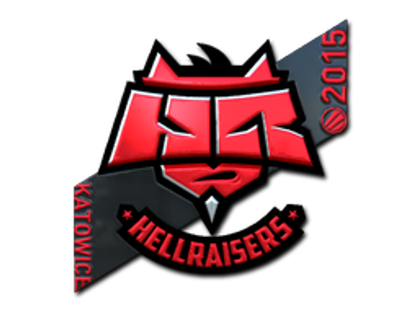 Наклейка | HellRaisers (металлическая) | Катовице-2015
