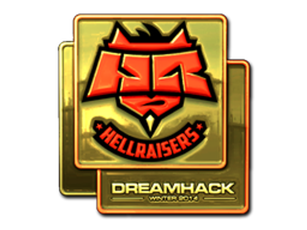 Наклейка | HellRaisers (золотая) | DreamHack 2014