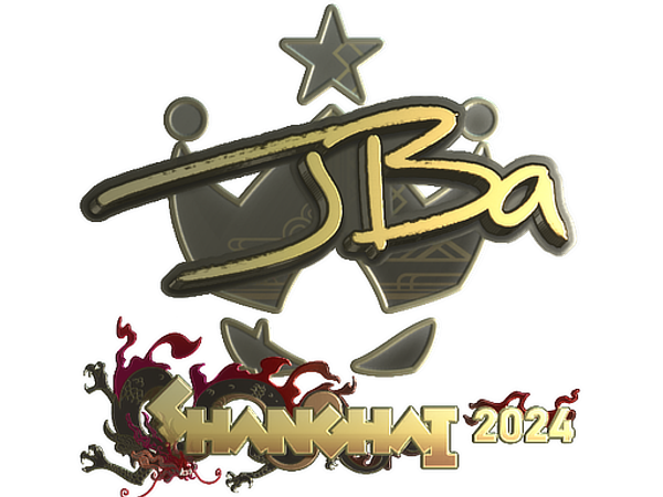 Sticker | JBa (Gold) | Shanghai 2024