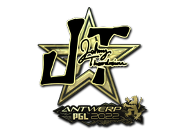 Sticker | JT (Gold) | Antwerp 2022
