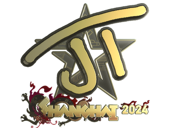 Sticker | JT (Gold) | Shanghai 2024