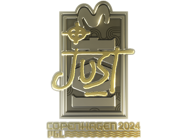 Sticker | JUST (Gold) | Copenhagen 2024