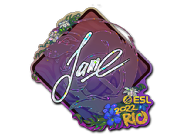 Sticker | Jame (Glitter) | Rio 2022