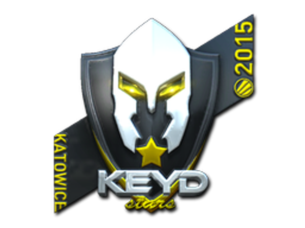 Наклейка | Keyd Stars (металлическая) | Катовице-2015