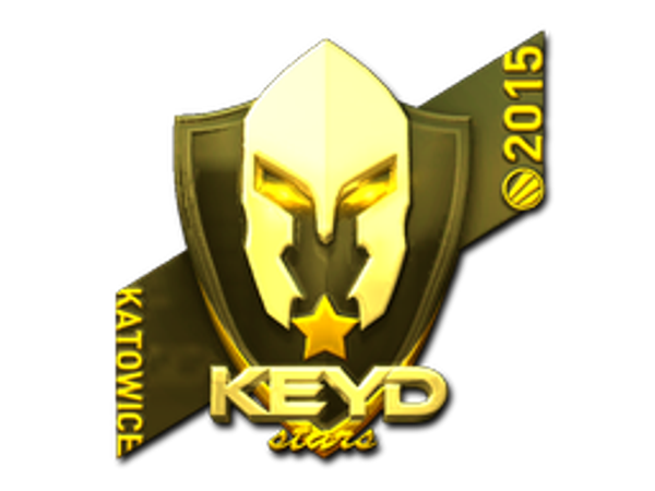 Sticker | Keyd Stars (Gold) | Katowice 2015