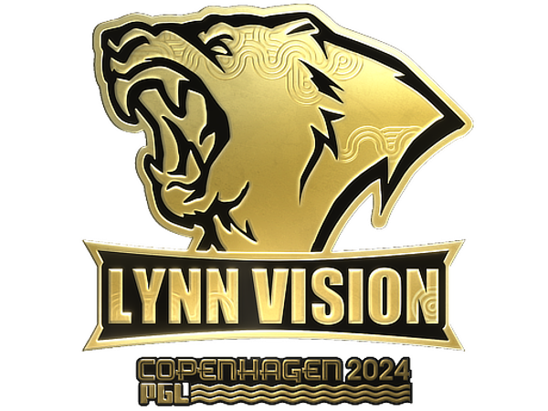 Sticker | Lynn Vision (Gold) | Copenhagen 2024